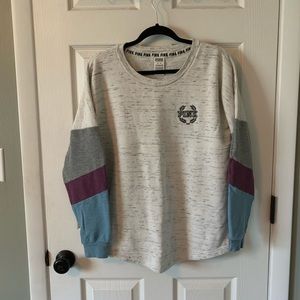 Color-block Heather Lightweight Sweater